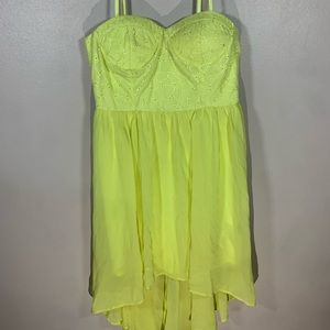 Neon yellow dress